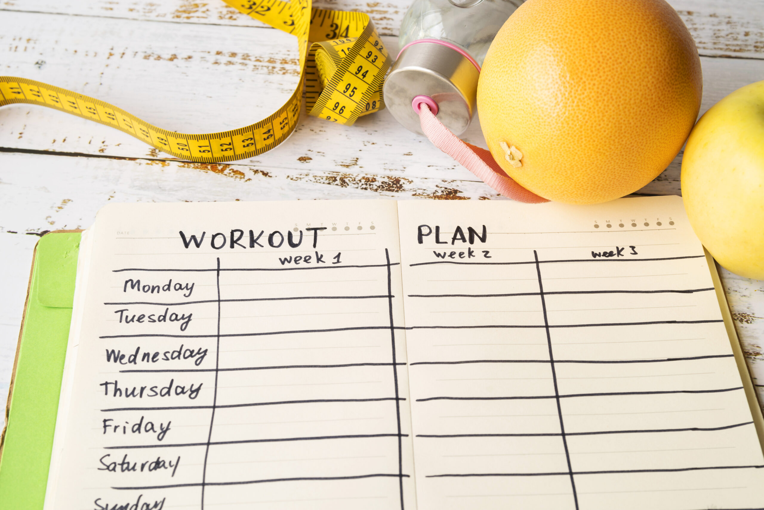 image of workout plan